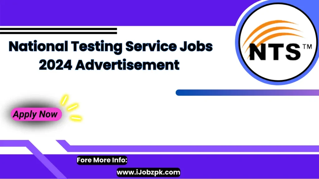 National Testing Service Jobs 2024 Advertisement Apply Now