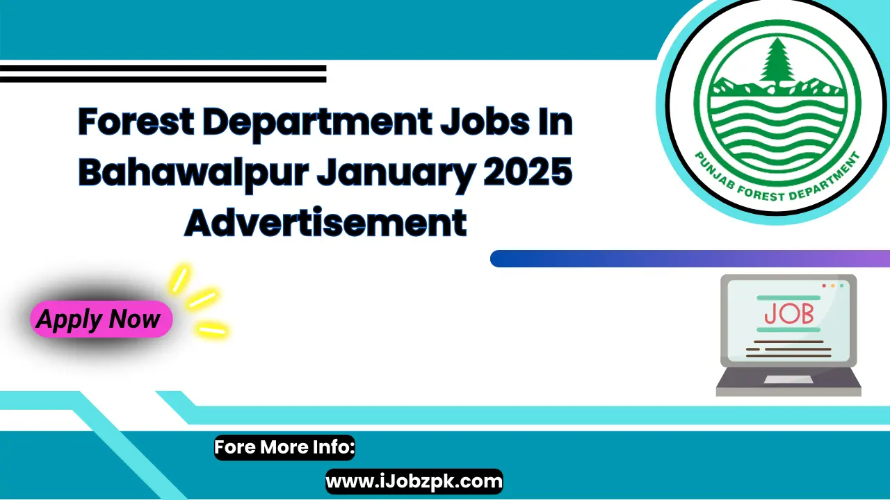 Forest Department Jobs In Bahawalpur January 2025 Advertisement Apply Now